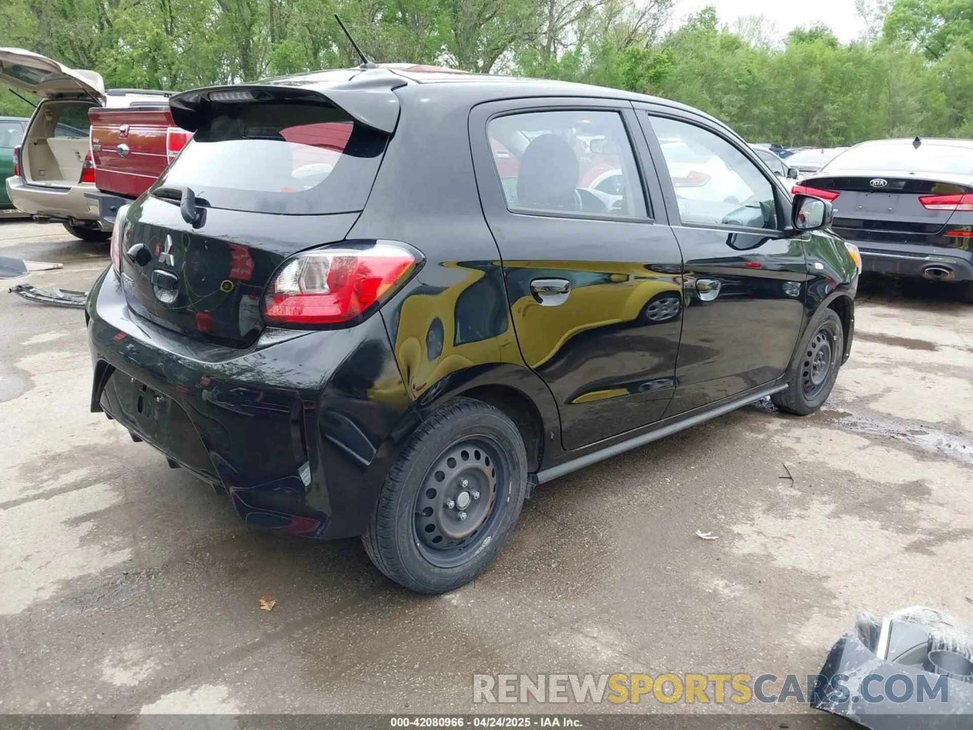 4 Фотография поврежденного автомобиля ML32AUHJ6PH007057 MITSUBISHI MIRAGE 2023