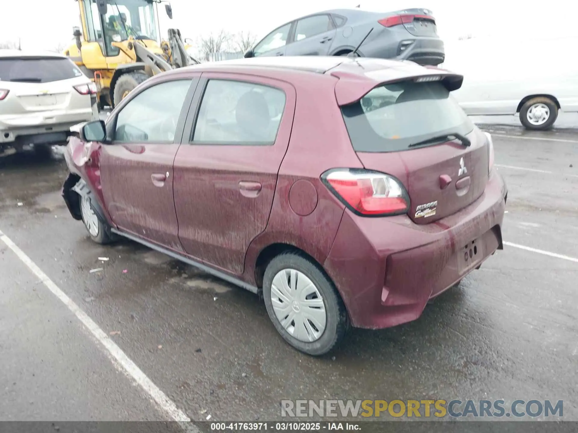 3 Фотография поврежденного автомобиля ML32AUHJ8PH001440 MITSUBISHI MIRAGE 2023