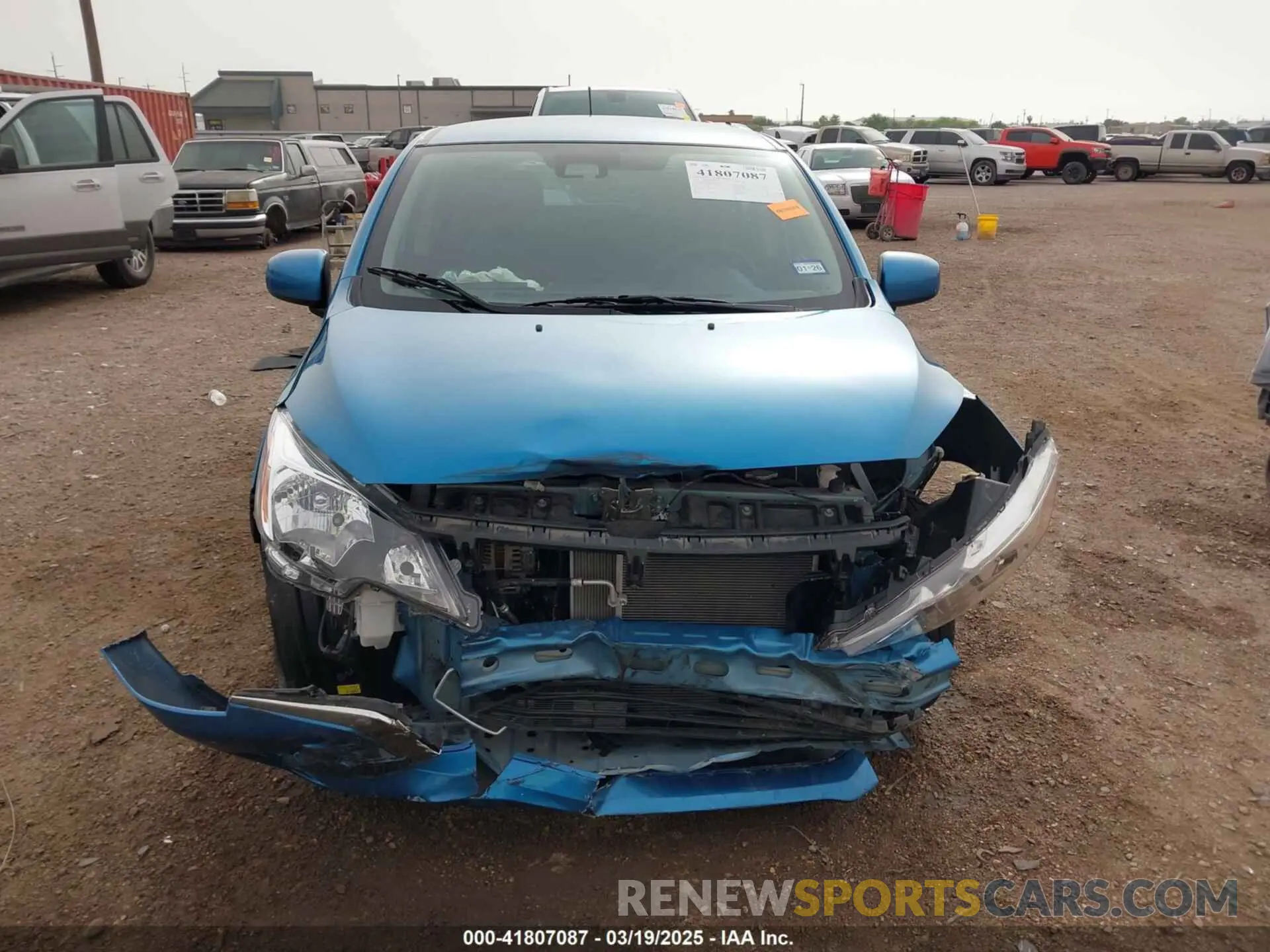 13 Photograph of a damaged car ML32AUHJ9PH001866 MITSUBISHI MIRAGE 2023