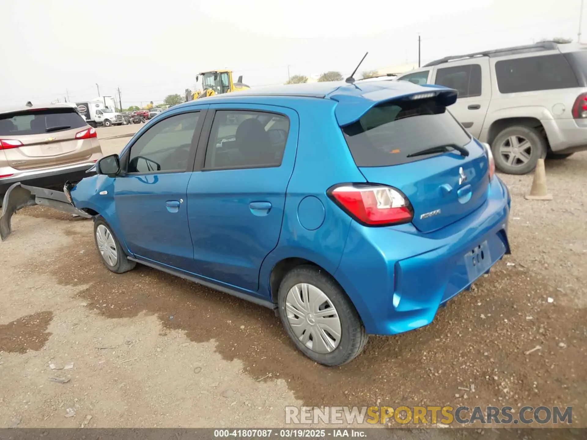 3 Photograph of a damaged car ML32AUHJ9PH001866 MITSUBISHI MIRAGE 2023