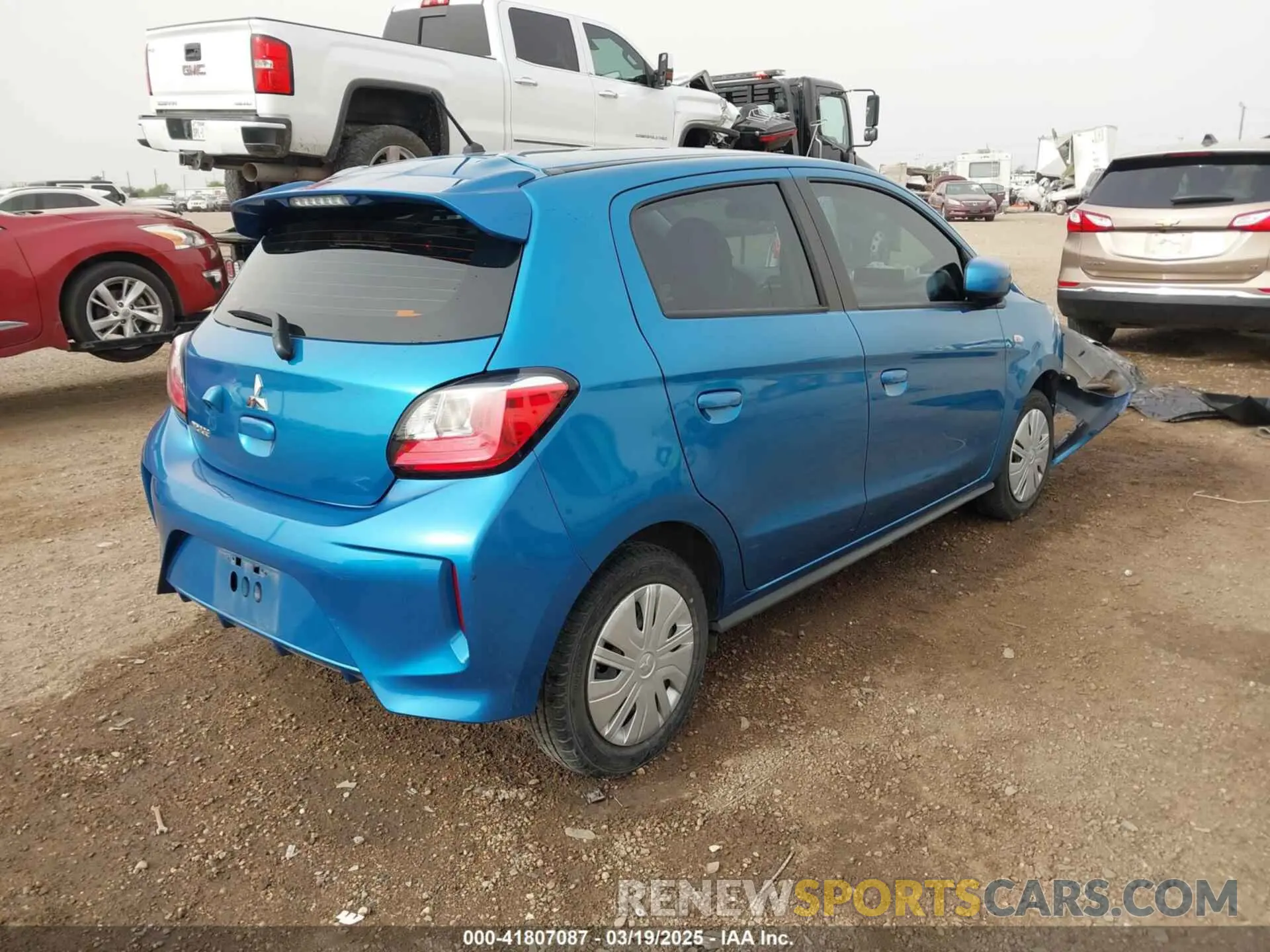 4 Photograph of a damaged car ML32AUHJ9PH001866 MITSUBISHI MIRAGE 2023