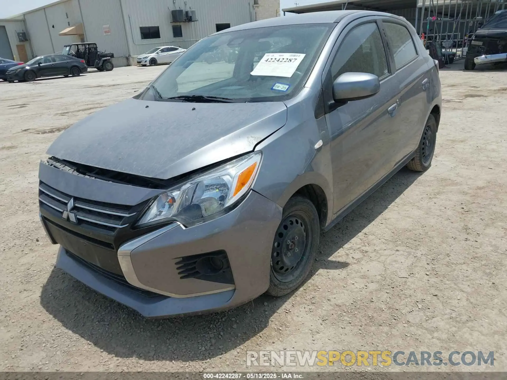 2 Фотография поврежденного автомобиля ML32AUHJ9PH006968 MITSUBISHI MIRAGE 2023
