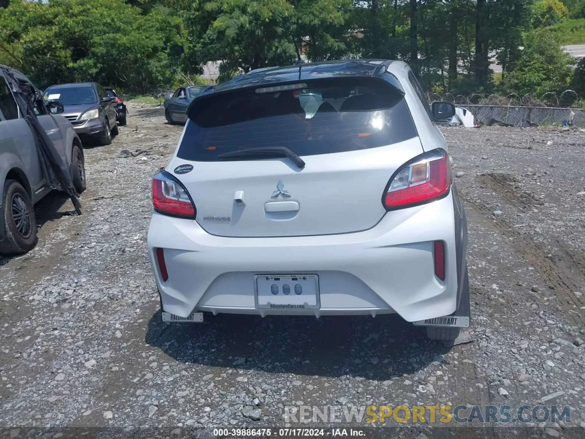 16 Photograph of a damaged car ML32AWHJ0PH005641 MITSUBISHI MIRAGE 2023