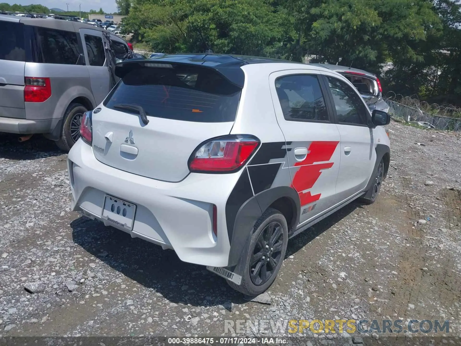 4 Photograph of a damaged car ML32AWHJ0PH005641 MITSUBISHI MIRAGE 2023