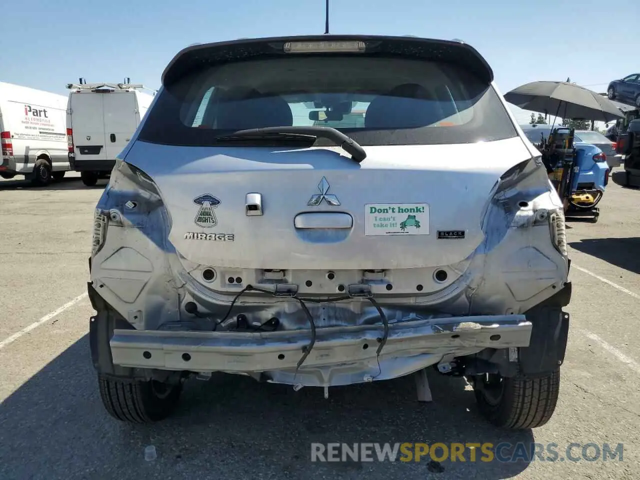 6 Photograph of a damaged car ML32AWHJ2PH003051 MITSUBISHI MIRAGE 2023