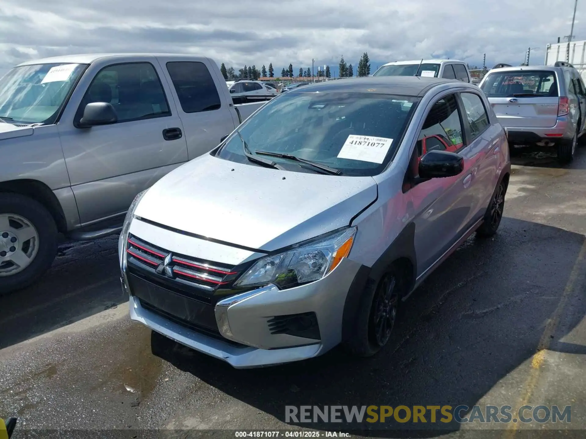 2 Фотография поврежденного автомобиля ML32AWHJ4PH000832 MITSUBISHI MIRAGE 2023