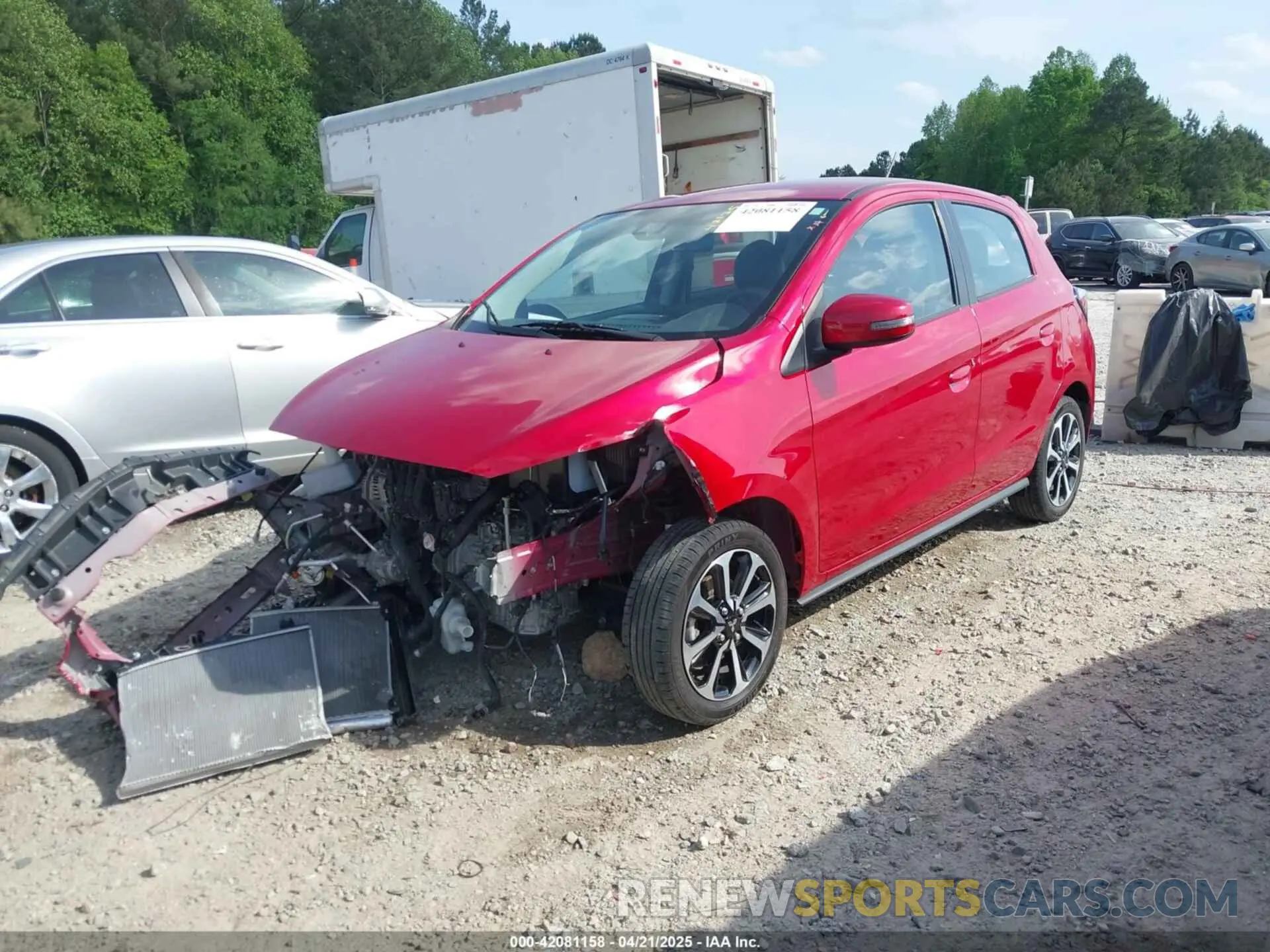 2 Фотография поврежденного автомобиля ML32AWHJ5PH003481 MITSUBISHI MIRAGE 2023
