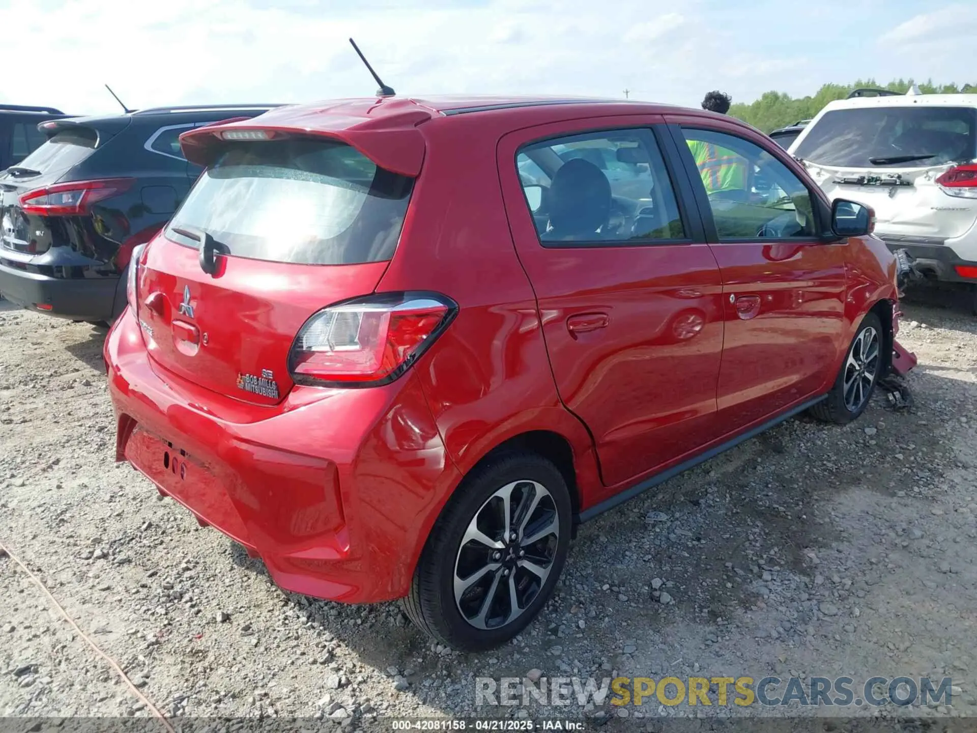 4 Фотография поврежденного автомобиля ML32AWHJ5PH003481 MITSUBISHI MIRAGE 2023