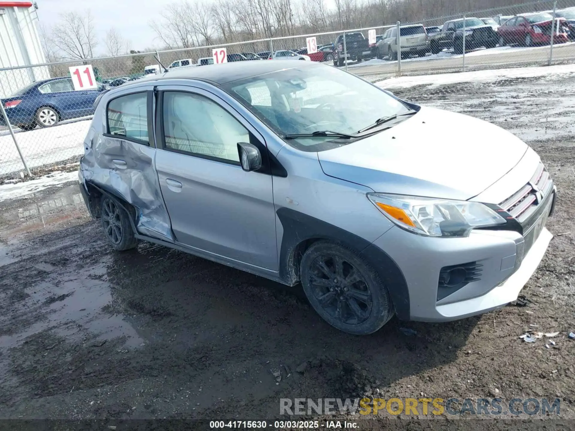 1 Photograph of a damaged car ML32AWHJ7PH000985 MITSUBISHI MIRAGE 2023