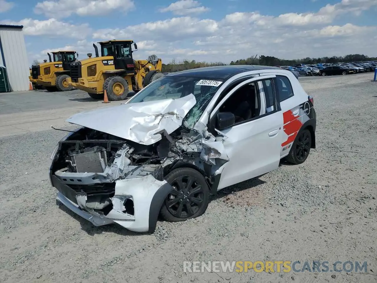 1 Photograph of a damaged car ML32AWHJ9PH005928 MITSUBISHI MIRAGE 2023