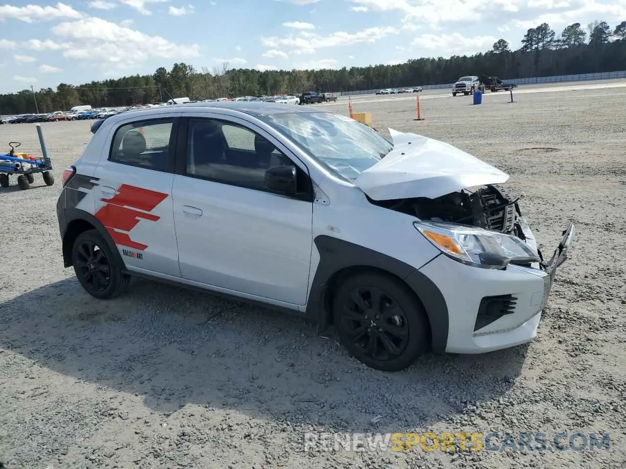 4 Photograph of a damaged car ML32AWHJ9PH005928 MITSUBISHI MIRAGE 2023