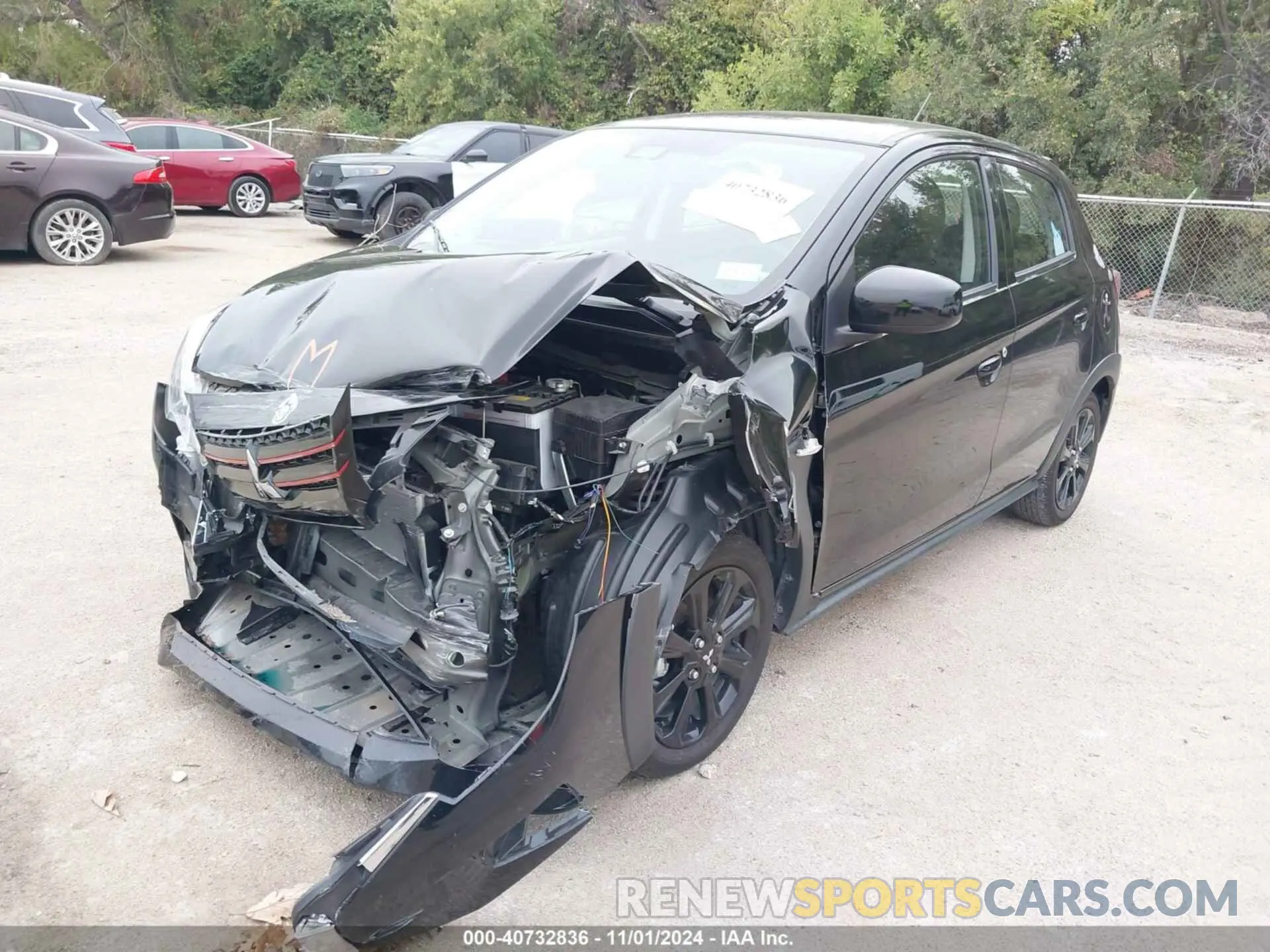 2 Photograph of a damaged car ML32AWHJXPH006389 MITSUBISHI MIRAGE 2023