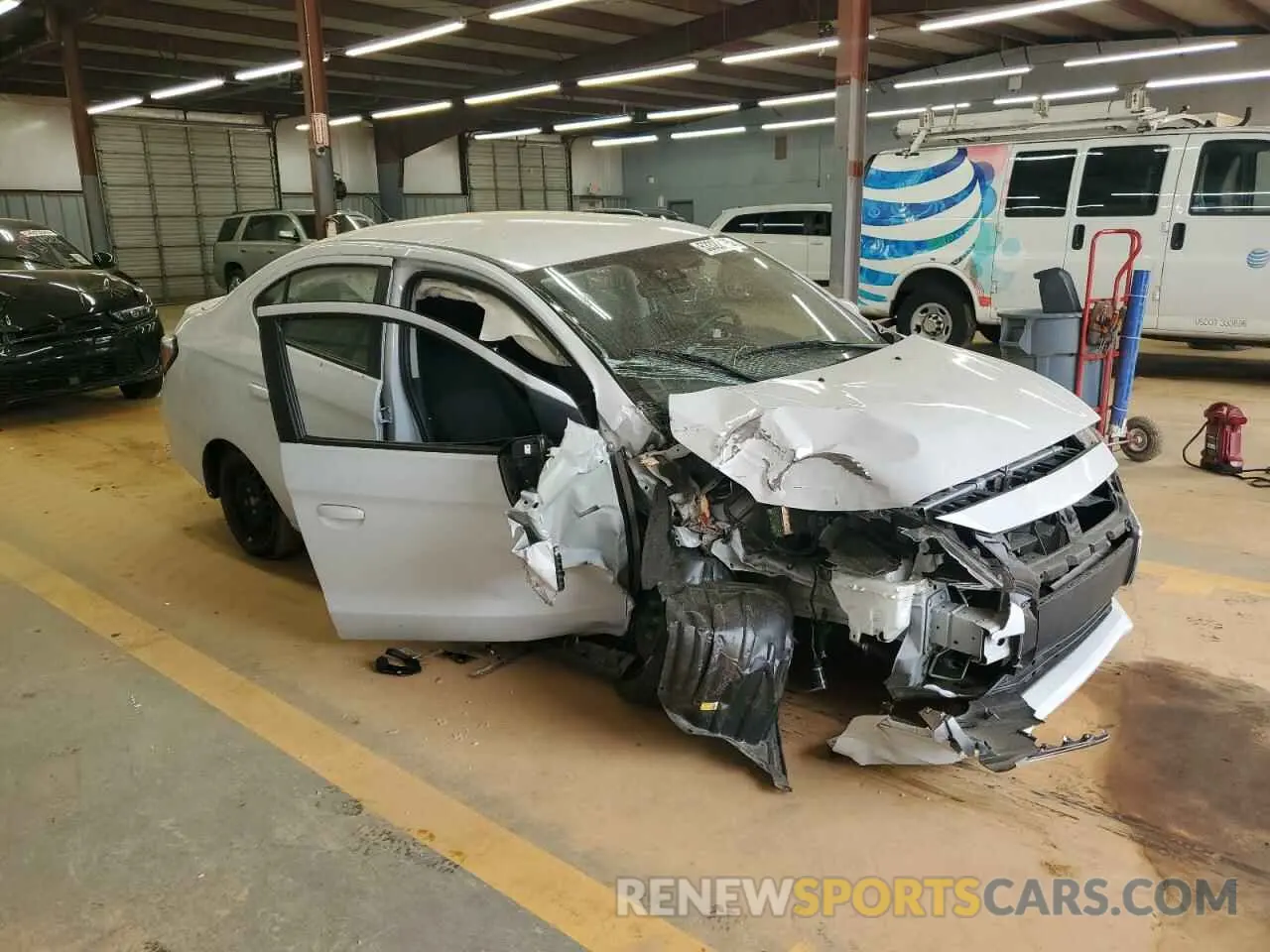4 Фотография поврежденного автомобиля ML32FUFJ0PHF02149 MITSUBISHI MIRAGE 2023