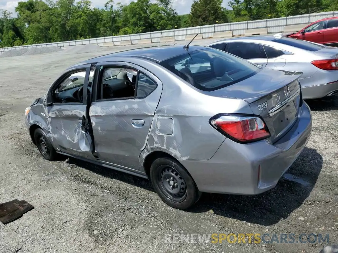2 Photograph of a damaged car ML32FUFJ0PHF03852 MITSUBISHI MIRAGE 2023
