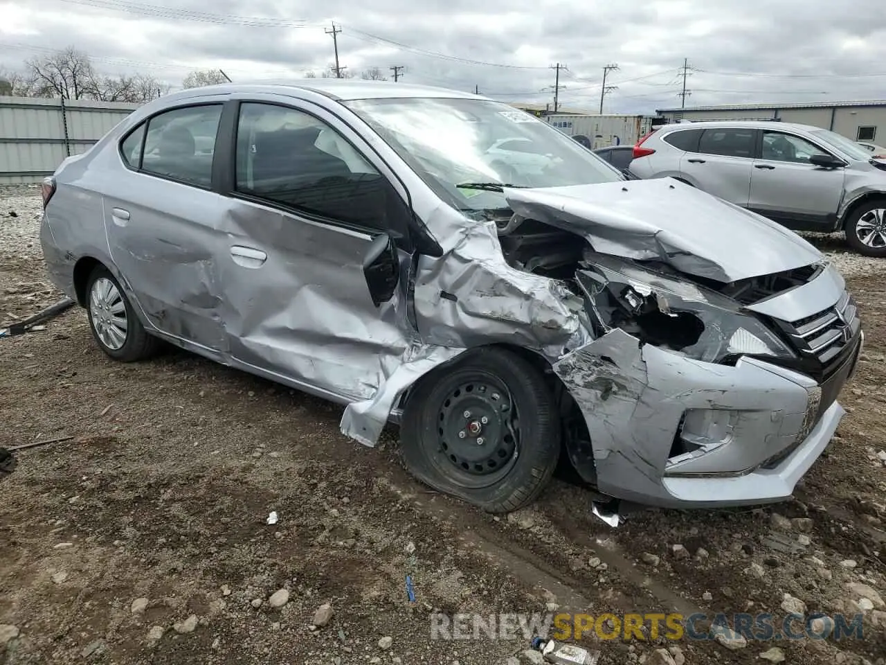 4 Photograph of a damaged car ML32FUFJ1PHF04699 MITSUBISHI MIRAGE 2023