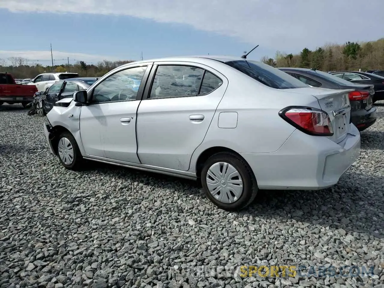 2 Фотография поврежденного автомобиля ML32FUFJ4PHF06186 MITSUBISHI MIRAGE 2023