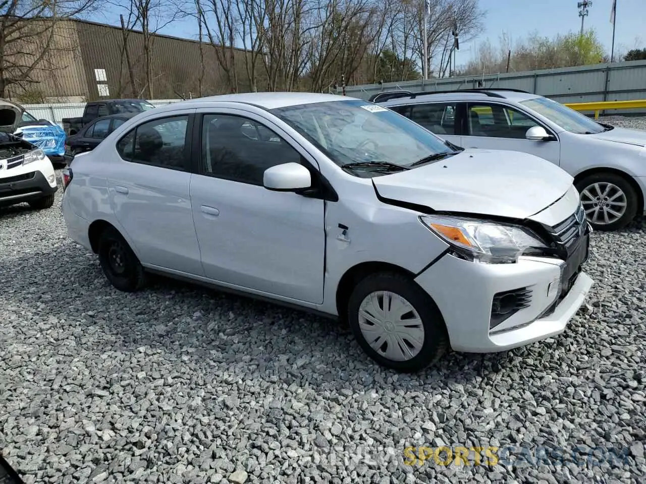 4 Фотография поврежденного автомобиля ML32FUFJ4PHF06186 MITSUBISHI MIRAGE 2023