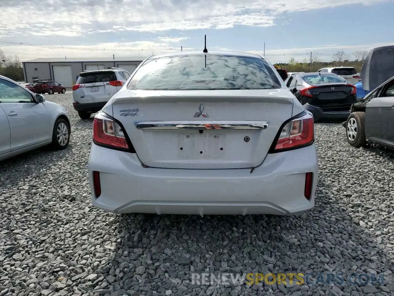 6 Фотография поврежденного автомобиля ML32FUFJ4PHF06186 MITSUBISHI MIRAGE 2023