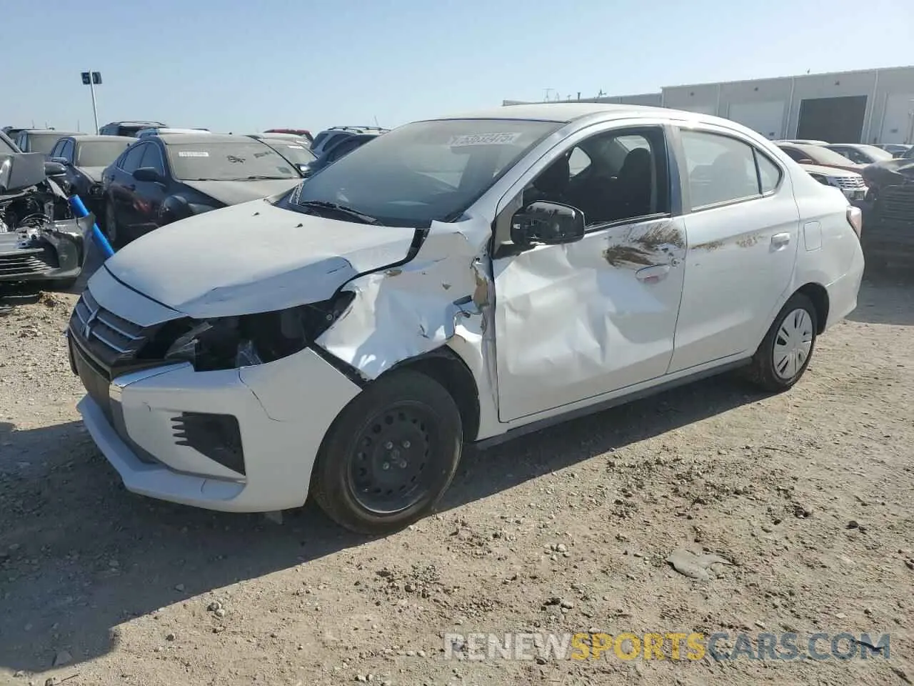 1 Фотография поврежденного автомобиля ML32FUFJ5PHF05662 MITSUBISHI MIRAGE 2023
