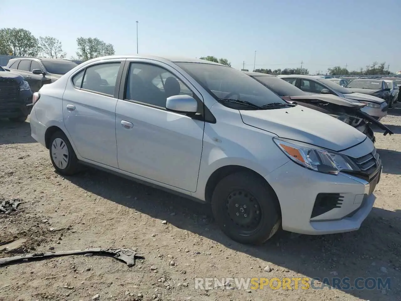 4 Фотография поврежденного автомобиля ML32FUFJ5PHF05662 MITSUBISHI MIRAGE 2023