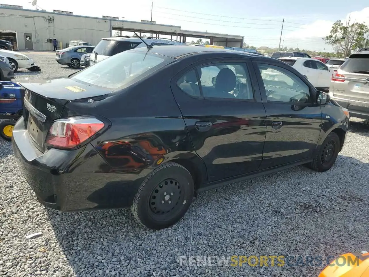 3 Фотография поврежденного автомобиля ML32FUFJ6PHF05797 MITSUBISHI MIRAGE 2023