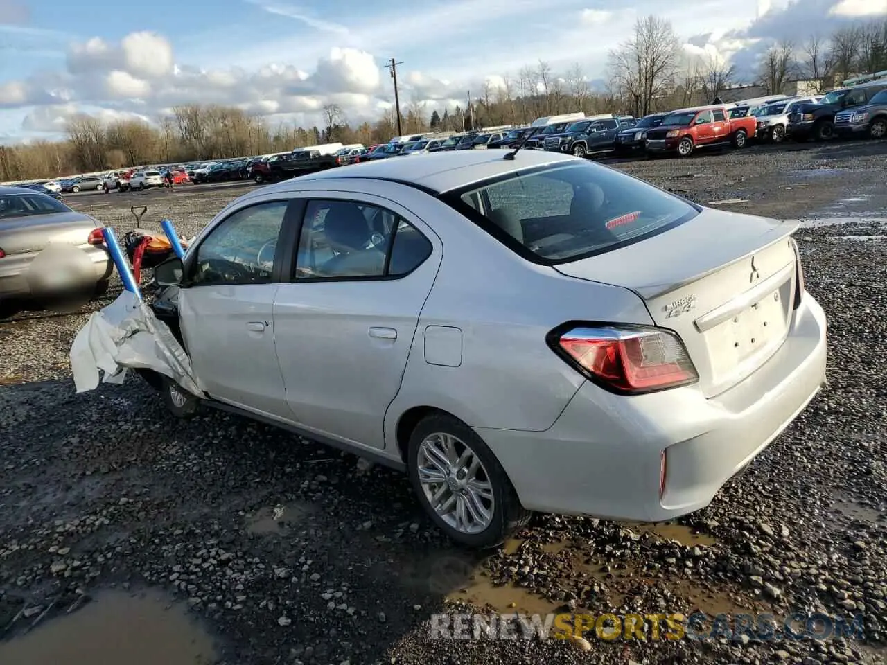 2 Photograph of a damaged car ML32FUFJ7PHF02097 MITSUBISHI MIRAGE 2023