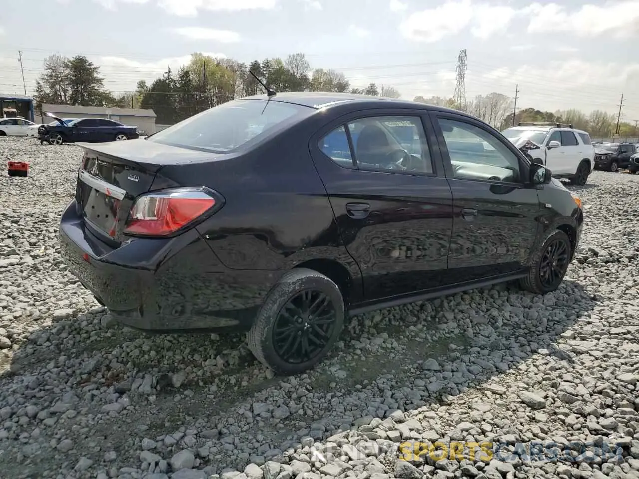 3 Photograph of a damaged car ML32FUFJ8PHF00536 MITSUBISHI MIRAGE 2023