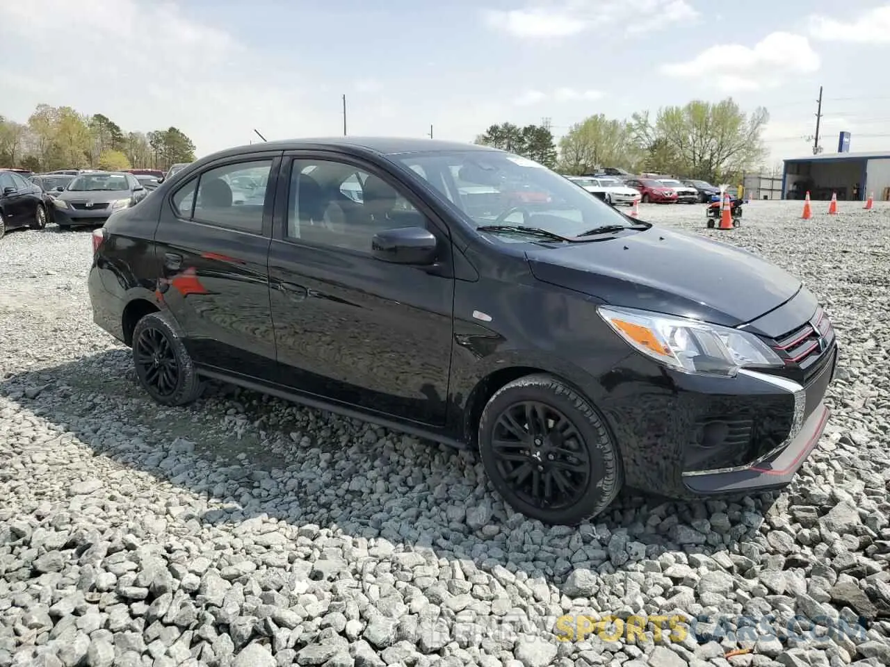 4 Photograph of a damaged car ML32FUFJ8PHF00536 MITSUBISHI MIRAGE 2023
