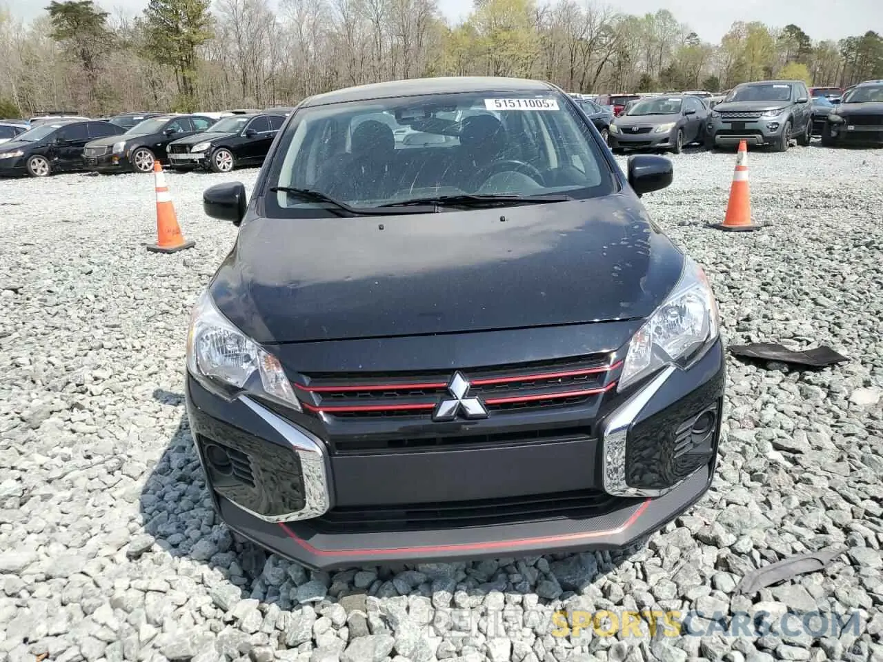 5 Photograph of a damaged car ML32FUFJ8PHF00536 MITSUBISHI MIRAGE 2023