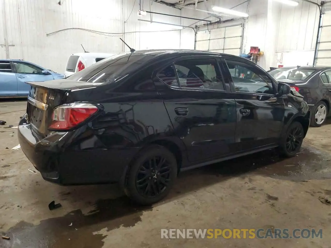 3 Photograph of a damaged car ML32FUFJ8PHF04666 MITSUBISHI MIRAGE 2023