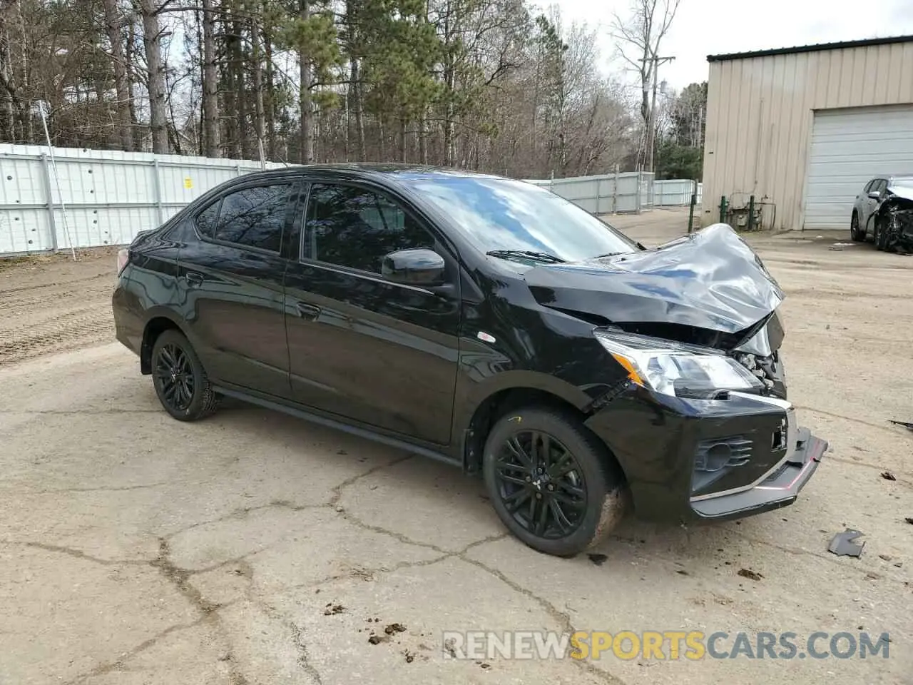 4 Photograph of a damaged car ML32FUFJ8PHF04666 MITSUBISHI MIRAGE 2023