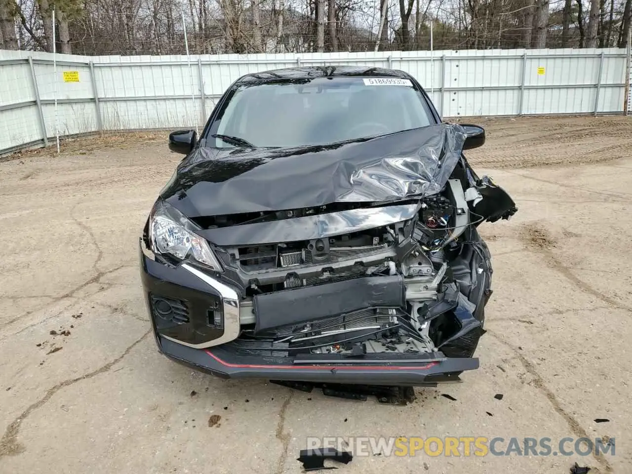 5 Photograph of a damaged car ML32FUFJ8PHF04666 MITSUBISHI MIRAGE 2023