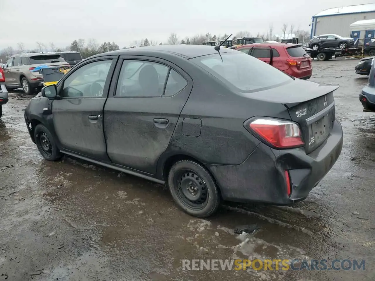 2 Фотография поврежденного автомобиля ML32FUFJ9PHF02036 MITSUBISHI MIRAGE 2023