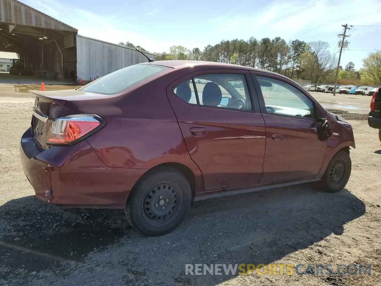 3 Photograph of a damaged car ML32FUFJ9PHF04417 MITSUBISHI MIRAGE 2023