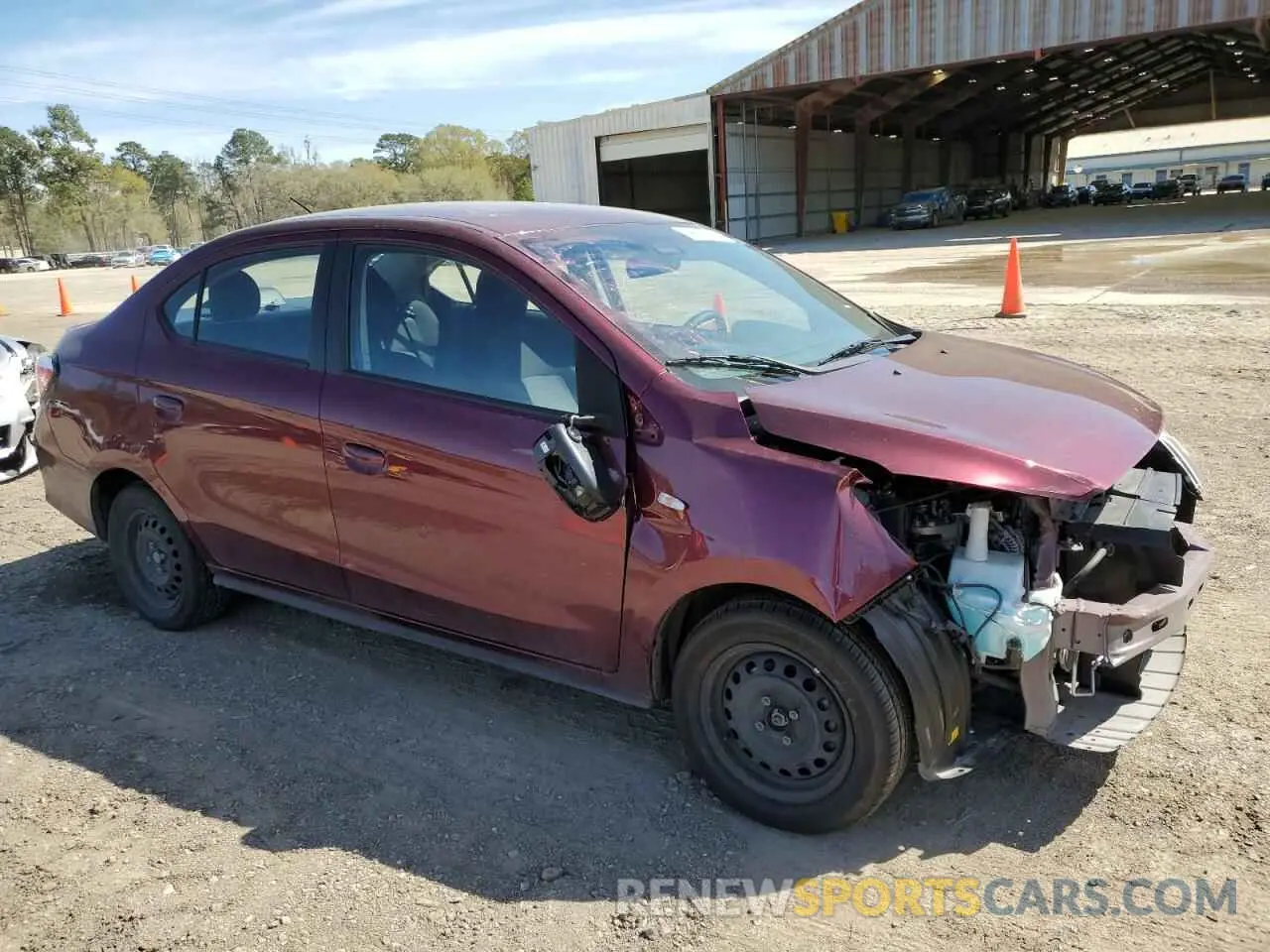 4 Photograph of a damaged car ML32FUFJ9PHF04417 MITSUBISHI MIRAGE 2023