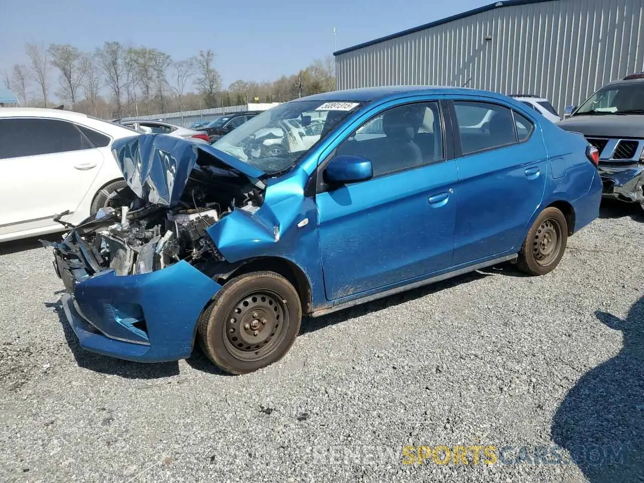 1 Фотография поврежденного автомобиля ML32FUFJ9PHF06037 MITSUBISHI MIRAGE 2023