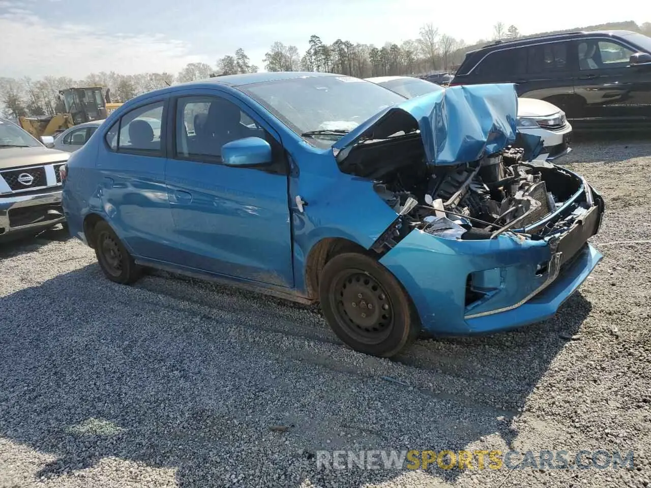 4 Фотография поврежденного автомобиля ML32FUFJ9PHF06037 MITSUBISHI MIRAGE 2023