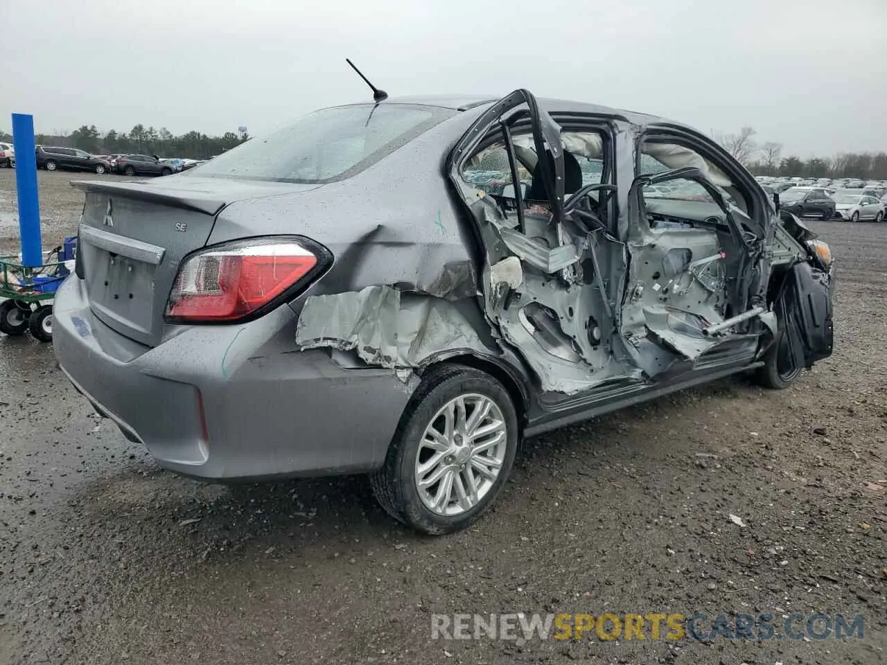 3 Photograph of a damaged car ML32FVFJ4PHF02855 MITSUBISHI MIRAGE 2023