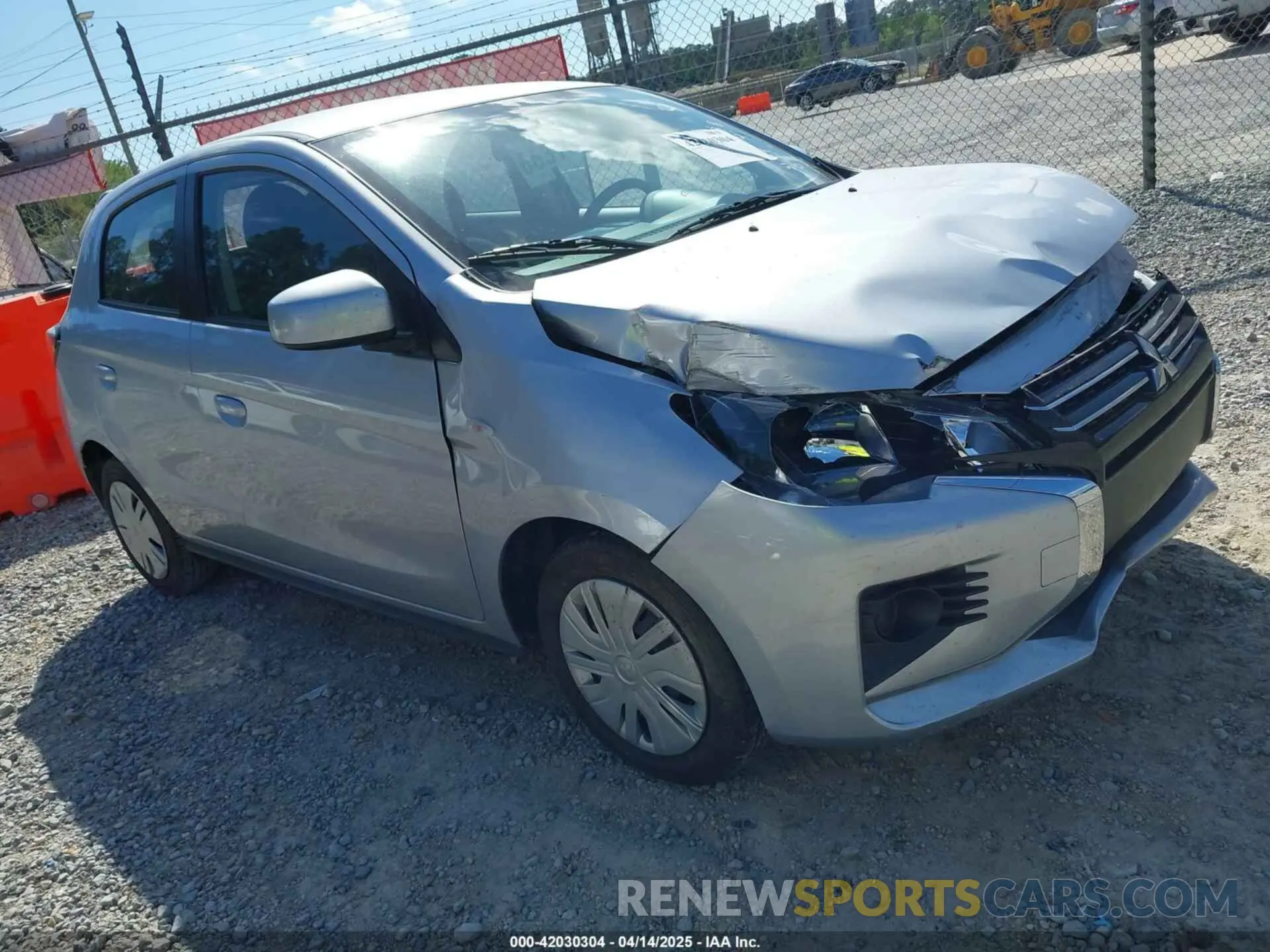1 Photograph of a damaged car ML32AUHJ0RH009969 MITSUBISHI MIRAGE 2024