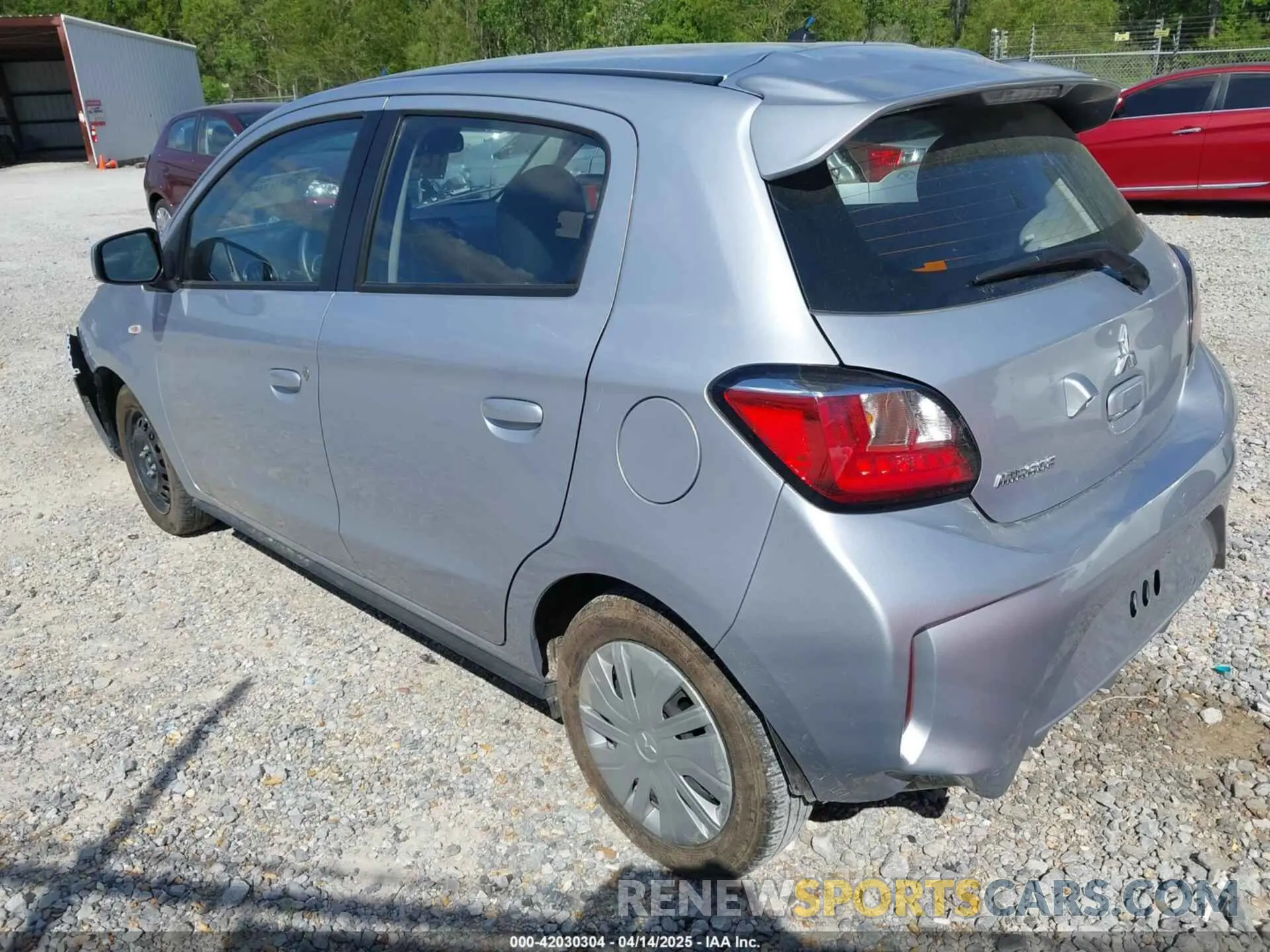 3 Photograph of a damaged car ML32AUHJ0RH009969 MITSUBISHI MIRAGE 2024