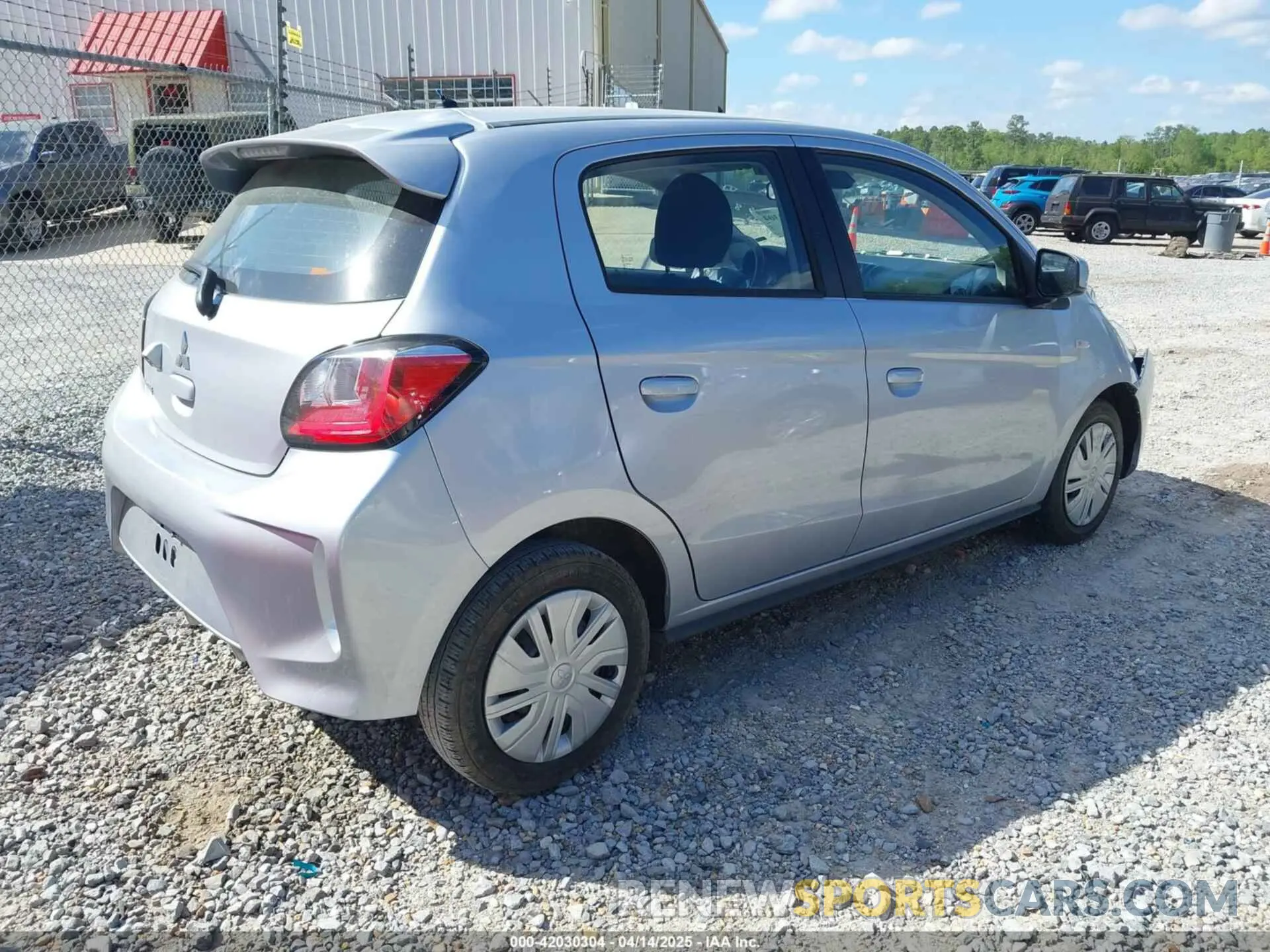 4 Photograph of a damaged car ML32AUHJ0RH009969 MITSUBISHI MIRAGE 2024