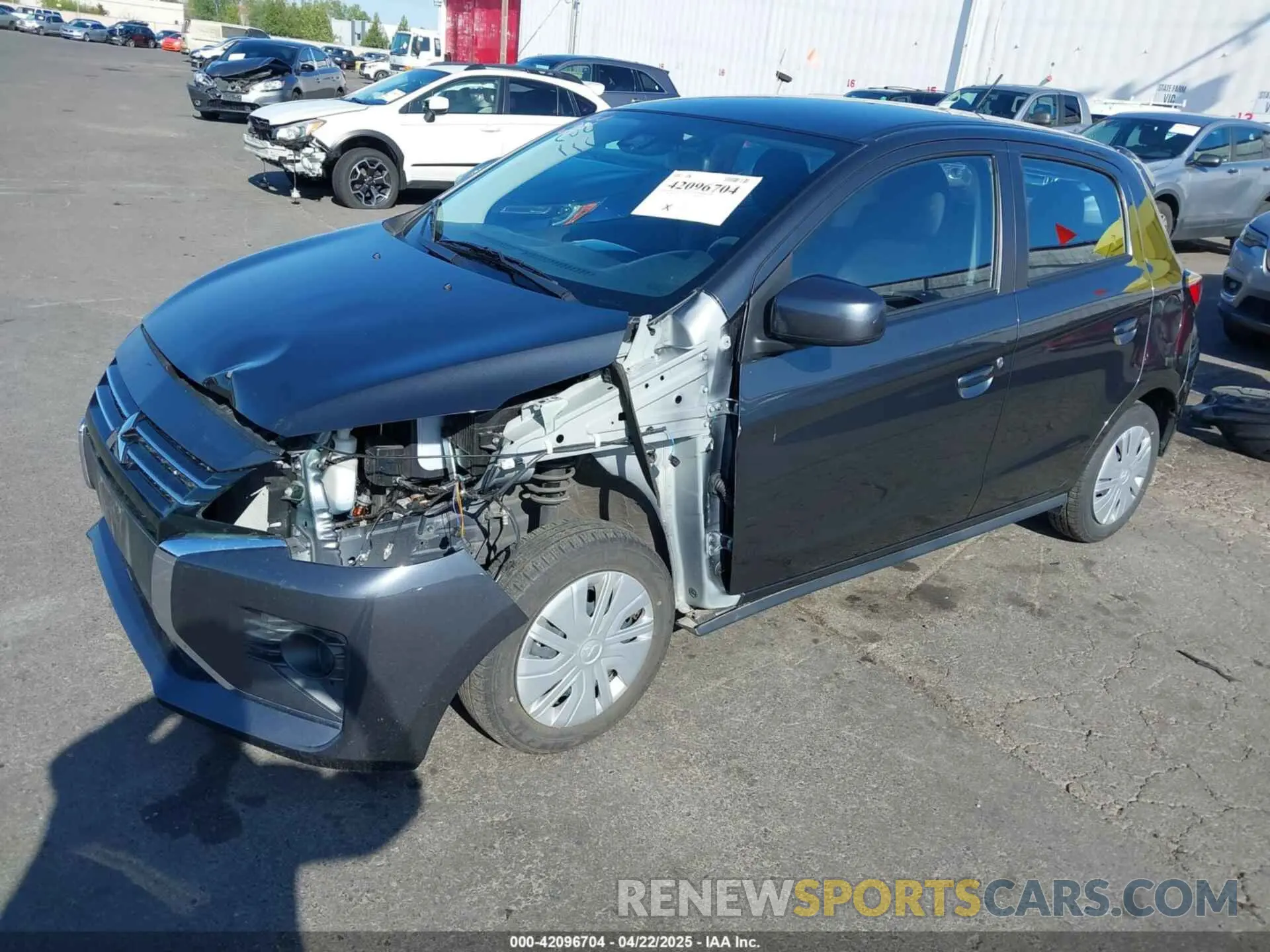 2 Фотография поврежденного автомобиля ML32AUHJ0RH012953 MITSUBISHI MIRAGE 2024