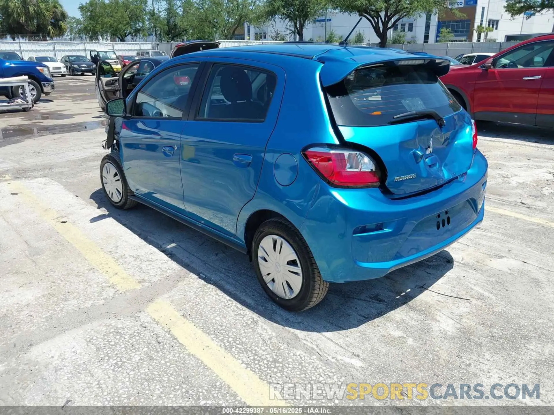 3 Photograph of a damaged car ML32AUHJ0RH017988 MITSUBISHI MIRAGE 2024