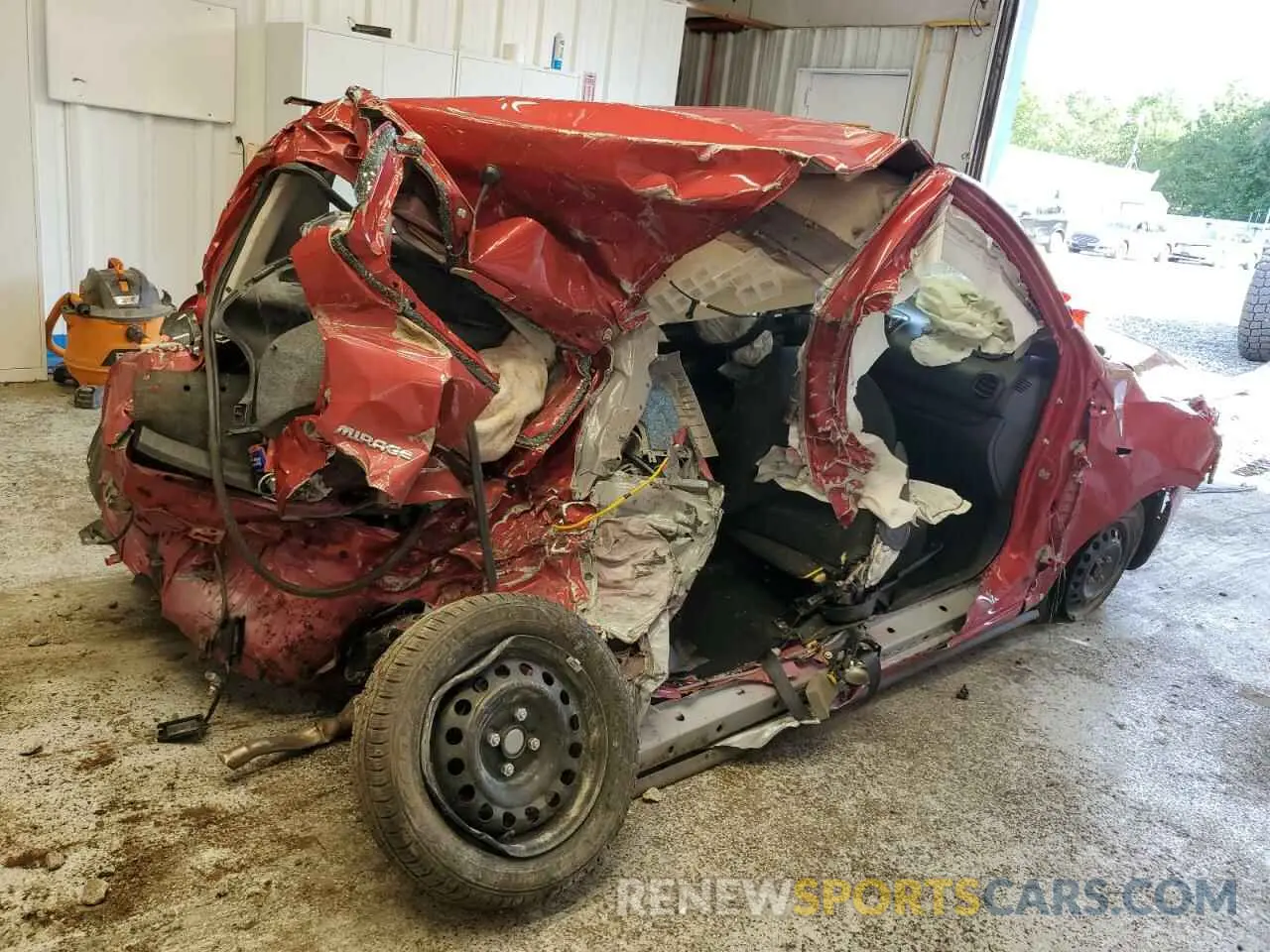 3 Photograph of a damaged car ML32AUHJ0RH018106 MITSUBISHI MIRAGE 2024