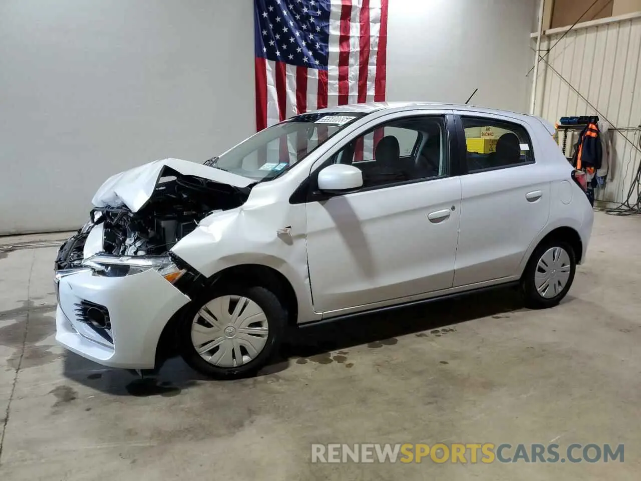 1 Photograph of a damaged car ML32AUHJ0RH018798 MITSUBISHI MIRAGE 2024