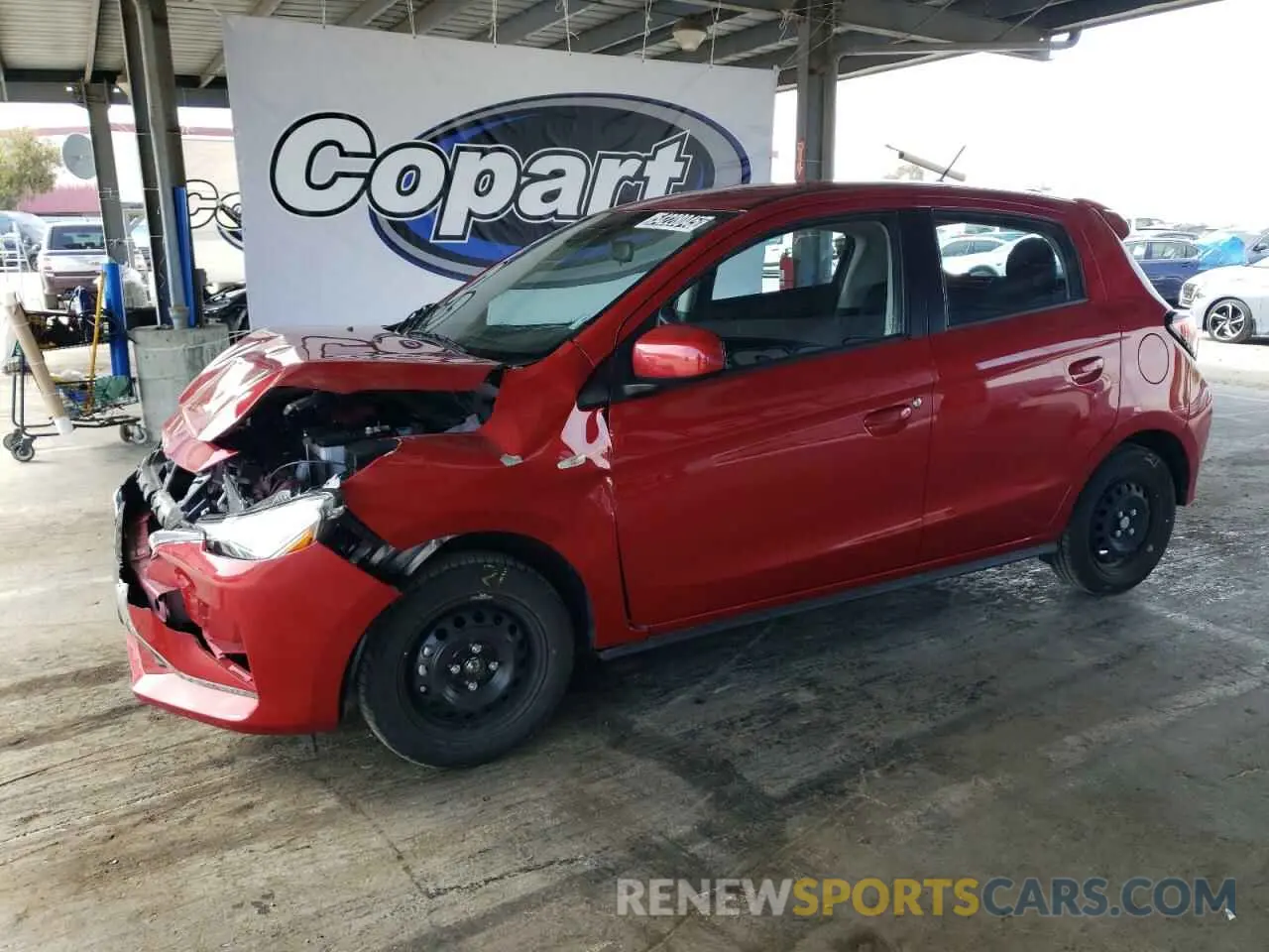1 Фотография поврежденного автомобиля ML32AUHJ0RH019031 MITSUBISHI MIRAGE 2024