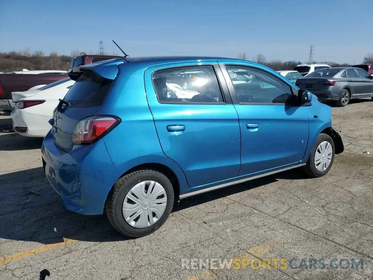 3 Фотография поврежденного автомобиля ML32AUHJ0RH022303 MITSUBISHI MIRAGE 2024
