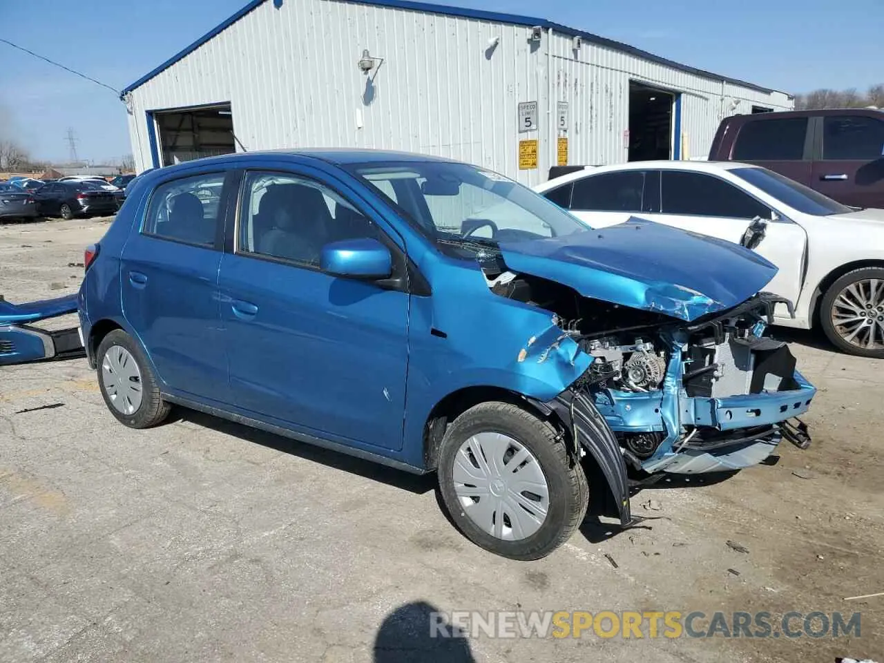 4 Фотография поврежденного автомобиля ML32AUHJ0RH022303 MITSUBISHI MIRAGE 2024