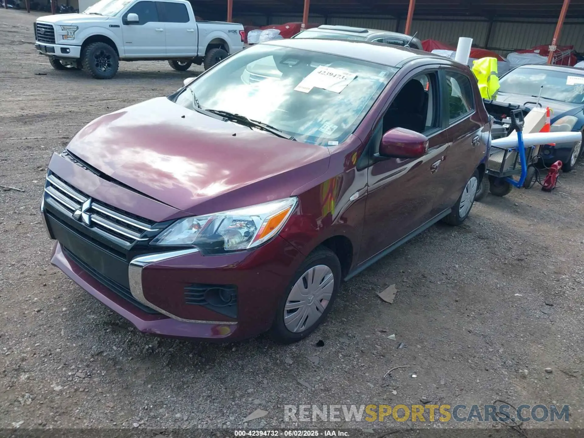2 Photograph of a damaged car ML32AUHJ0RH024469 MITSUBISHI MIRAGE 2024