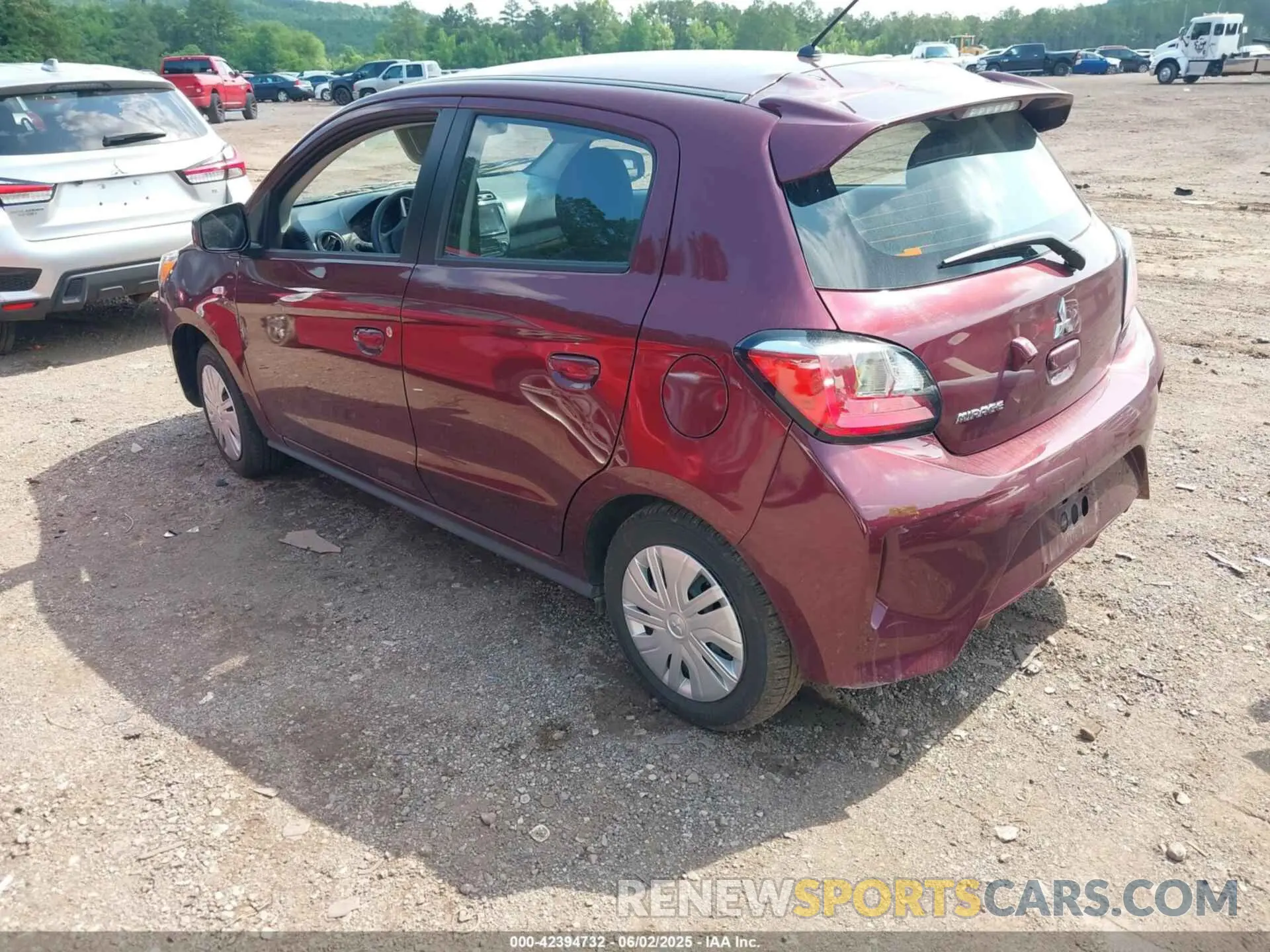 3 Photograph of a damaged car ML32AUHJ0RH024469 MITSUBISHI MIRAGE 2024